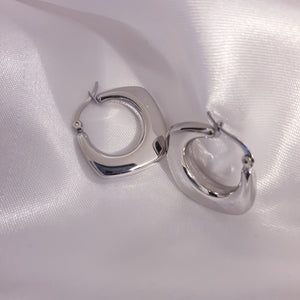 Florida Hoop Earrings - Solid Stainless Steel