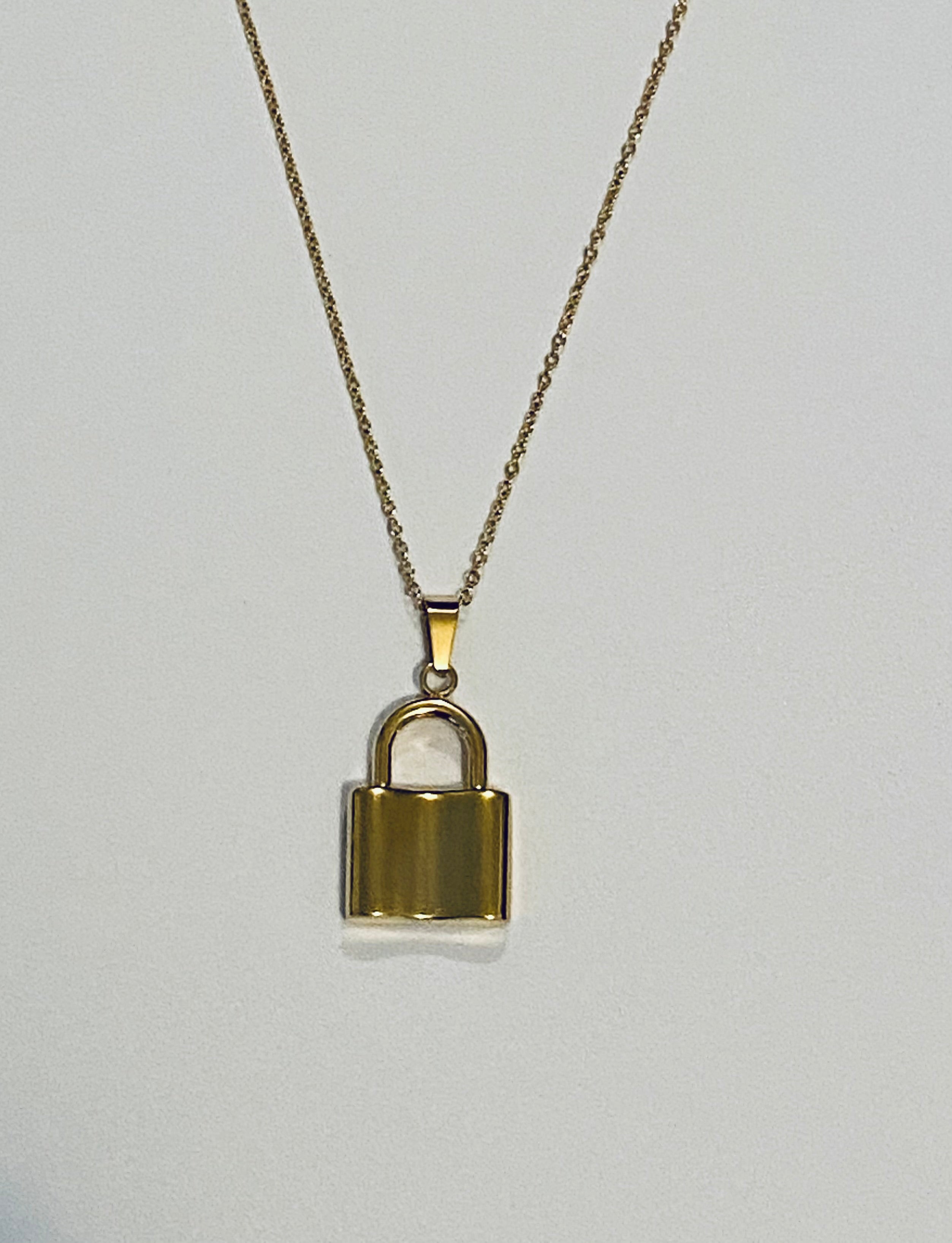 Louisa Lock Pendant Necklace